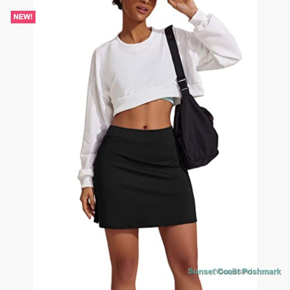 Polyester Spandex Active Performance Skort For Ru… - image 5